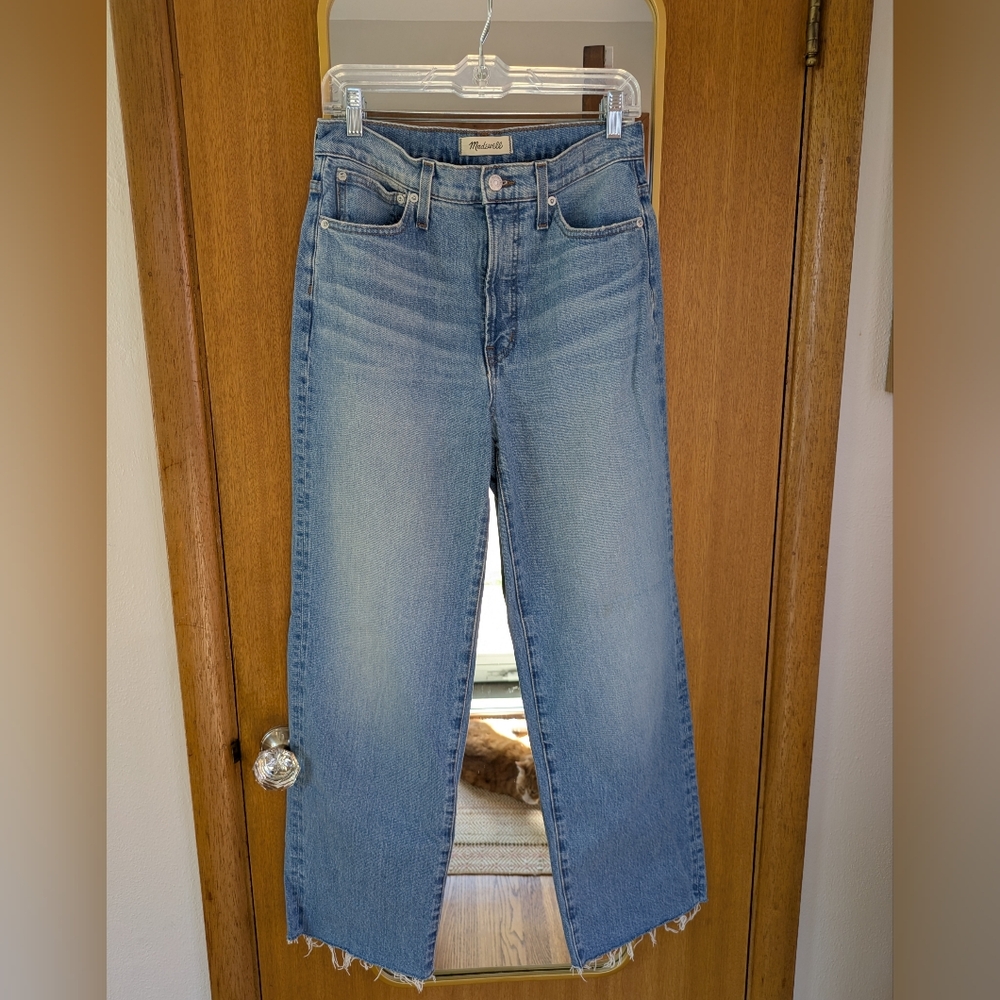 Madewell Women's Classic Blue Straight Leg Jeans